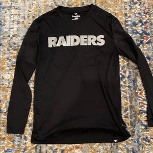 Fanatics Black Raiders Long Sleeve Shirt